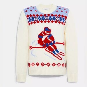 Coach Fair Isle Ski Sweater